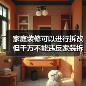 家庭装修可以进行拆改 但千万不能违反家装拆改规定！（图3）