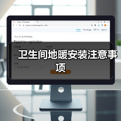 卫生间地暖安装注意事项（图1）