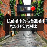 抗菌毛巾的与普通毛巾雅尔顿实验对比(图1) 抗菌毛巾的与普通毛巾雅尔顿实验对比(图1)