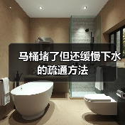 马桶堵了但还缓慢下水的疏通方法(图4) 马桶堵了但还缓慢下水的疏通方法(图4)