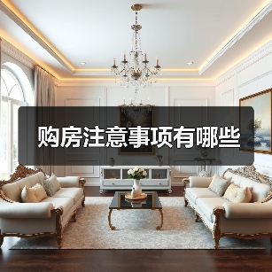 购房注意事项有哪些(图2) 购房注意事项有哪些(图2)