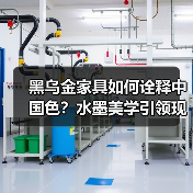 黑乌金家具如何诠释中国色？水墨美学引领现代新中式风潮（图2）