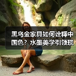 黑乌金家具如何诠释中国色？水墨美学引领现代新中式风潮（图4）