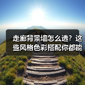 走廊背景墙怎么选?这些风格色彩搭配你都能拥有!(图2) 走廊背景墙怎么选?这些风格色彩搭配你都能拥有!(图2)