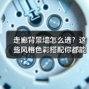 走廊背景墙怎么选?这些风格色彩搭配你都能拥有!(图3) 走廊背景墙怎么选?这些风格色彩搭配你都能拥有!(图3)