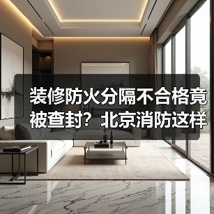 装修防火分隔不合格竟被查封？北京消防这样做（图1）