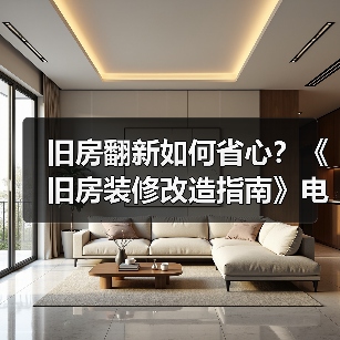 旧房翻新如何省心?《旧房装修改造指南》电子书上线助你焕新生活(图3) 旧房翻新如何省心?《旧房装修改造指南》电子书上线助你焕新生活(图3)