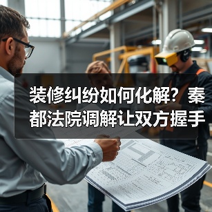 装修纠纷如何化解?秦都法院调解让双方握手言和(图4) 装修纠纷如何化解?秦都法院调解让双方握手言和(图4)