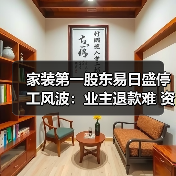家装第一股东易日盛停工风波:业主退款难 资金链断裂问题浮出水面(图1) 家装第一股东易日盛停工风波:业主退款难 资金链断裂问题浮出水面(图1)