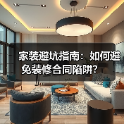 家装避坑指南:如何避免装修合同陷阱?(图1) 家装避坑指南:如何避免装修合同陷阱?(图1)