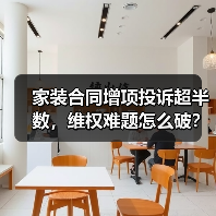 家装合同增项投诉超半数,维权难题怎么破?(图2) 家装合同增项投诉超半数,维权难题怎么破?(图2)