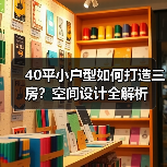 40平小户型如何打造三房?空间设计全解析(图2) 40平小户型如何打造三房?空间设计全解析(图2)