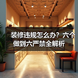 装修违规怎么办?六个做到六严禁全解析(图1) 装修违规怎么办?六个做到六严禁全解析(图1)