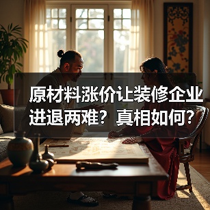 原材料涨价让装修企业进退两难?真相如何?(图1) 原材料涨价让装修企业进退两难?真相如何?(图1)