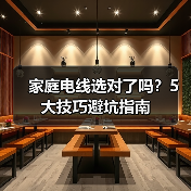 家庭电线选对了吗?5大技巧避坑指南(图1) 家庭电线选对了吗?5大技巧避坑指南(图1)