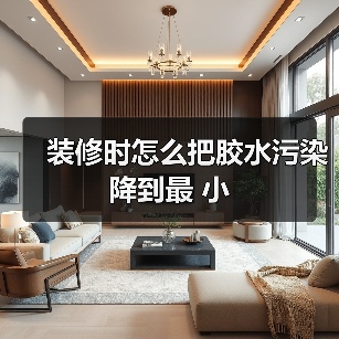 装修时怎么把胶水污染降到最 小(图1) 装修时怎么把胶水污染降到最 小(图1)