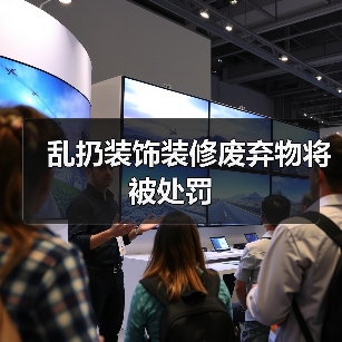 乱扔装饰装修废弃物将被处罚（图1）