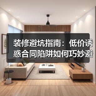 装修避坑指南:低价诱惑合同陷阱如何巧妙避开(图1) 装修避坑指南:低价诱惑合同陷阱如何巧妙避开(图1)