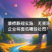 装修新规实施:无资质企业将面临哪些处罚?(图2) 装修新规实施:无资质企业将面临哪些处罚?(图2)
