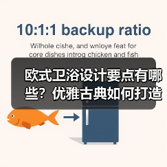 欧式卫浴设计要点有哪些?优雅古典如何打造(图3) 欧式卫浴设计要点有哪些?优雅古典如何打造(图3)