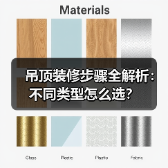 吊顶装修步骤全解析:不同类型怎么选?(图1) 吊顶装修步骤全解析:不同类型怎么选?(图1)