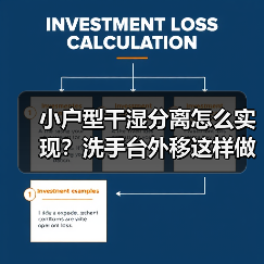 小户型干湿分离怎么实现?洗手台外移这样做更实用(图1) 小户型干湿分离怎么实现?洗手台外移这样做更实用(图1)