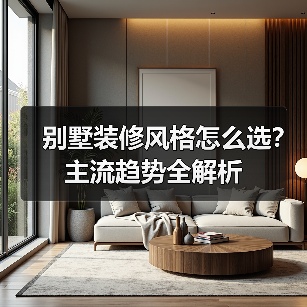 别墅装修风格怎么选?主流趋势全解析(图1) 别墅装修风格怎么选?主流趋势全解析(图1)