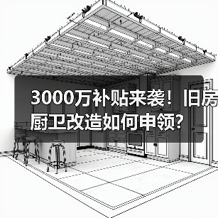 3000万补贴来袭!旧房厨卫改造如何申领?(图4) 3000万补贴来袭!旧房厨卫改造如何申领?(图4)