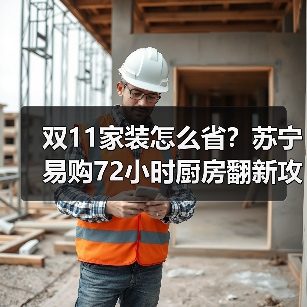 双11家装怎么省?苏宁易购72小时厨房翻新攻略(图1) 双11家装怎么省?苏宁易购72小时厨房翻新攻略(图1)