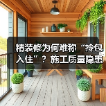 精装修为何难称“拎包入住”?施工质量隐患大揭秘(图4) 精装修为何难称“拎包入住”?施工质量隐患大揭秘(图4)