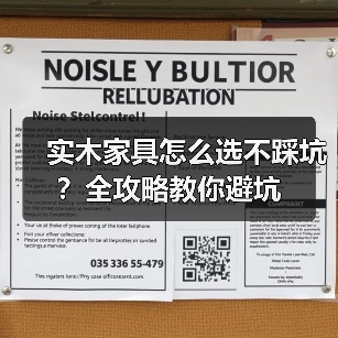 实木家具怎么选不踩坑?全攻略教你避坑(图1) 实木家具怎么选不踩坑?全攻略教你避坑(图1)