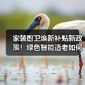 家装厨卫焕新补贴新政策！绿色智能适老如何申请（图2）