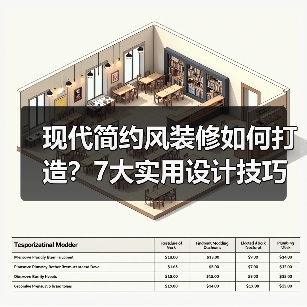 现代简约风装修如何打造？7大实用设计技巧全解析（图1）