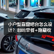 小户型靠窗吧台怎么设计?咖啡早餐+隐藏收纳全搞定(图1) 小户型靠窗吧台怎么设计?咖啡早餐+隐藏收纳全搞定(图1)