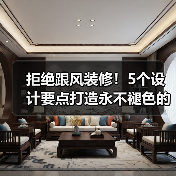 拒绝跟风装修！5个设计要点打造永不褪色的家（图4）