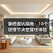 装修避坑指南：18个关键细节决定居住体验（图1）