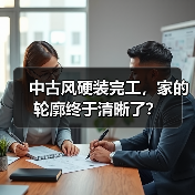 中古风硬装完工，家的轮廓终于清晰了？（图2）