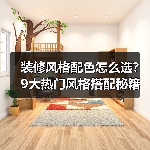 装修风格配色怎么选？9大热门风格搭配秘籍全解析（图2）