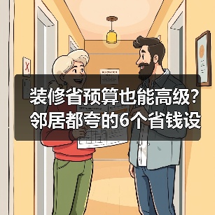 装修省预算也能高级?邻居都夸的6个省钱设计(图2) 装修省预算也能高级?邻居都夸的6个省钱设计(图2)