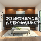 2025装修预算怎么算?内行报价清单揭秘省下的钱(图1) 2025装修预算怎么算?内行报价清单揭秘省下的钱(图1)