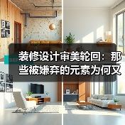 装修设计审美轮回:那些被嫌弃的元素为何又杀回来了?(图3) 装修设计审美轮回:那些被嫌弃的元素为何又杀回来了?(图3)