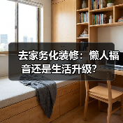 去家务化装修：懒人福音还是生活升级？（图4）