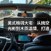 美式格调大宅：从挑空光影到木质温情，打造治愈系高级生活场（图2）