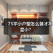 75平小户型怎么装才不显小?(图2) 75平小户型怎么装才不显小?(图2)